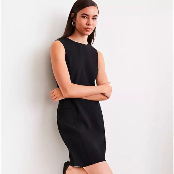 Ann Taylor Loft sheath dress. Sheath dresses are form-fitting, straight-cut - Picture 1 of 5